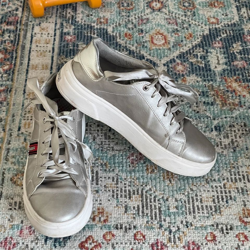 Turnschuhe Sneaker Dockers Gr.40 silber in Stuttgart