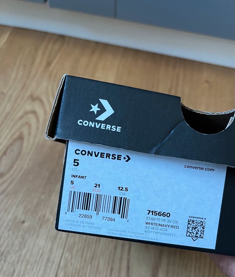 TOP Sneaker Schuhe Gr. 21 Converse Star Player weiß in Oberhausen