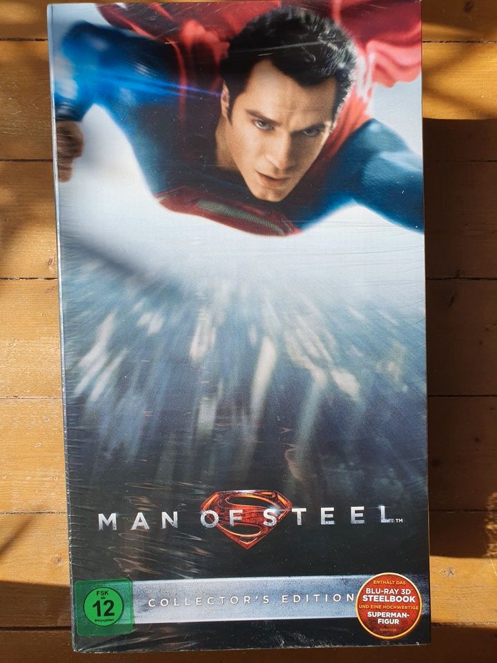 Man of Steel SUPERMAN Ultimate Edition 3D Blu-ray Limited NEU ! in Centrum