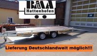 EDUARD Autotransport Anhänger 406x200 mit Reling 2700kg 63cm Baden-Württemberg - Tannheim Vorschau