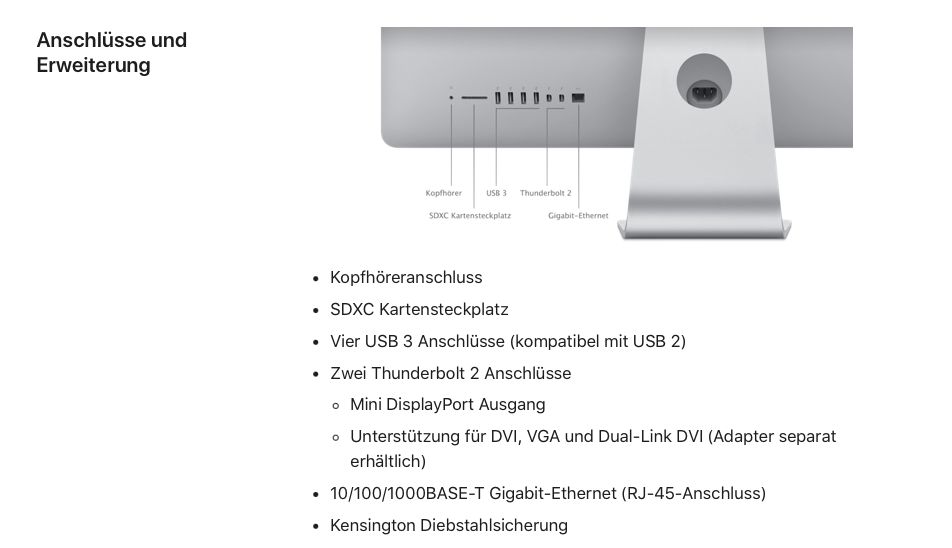 iMac Retina  27" Late 2014 3,5Ghz 24GB Ram 1TB FusionDrive in Radebeul