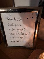 Bilderrahmen mit Spruch. Hochzeit Nordrhein-Westfalen - Lohmar Vorschau