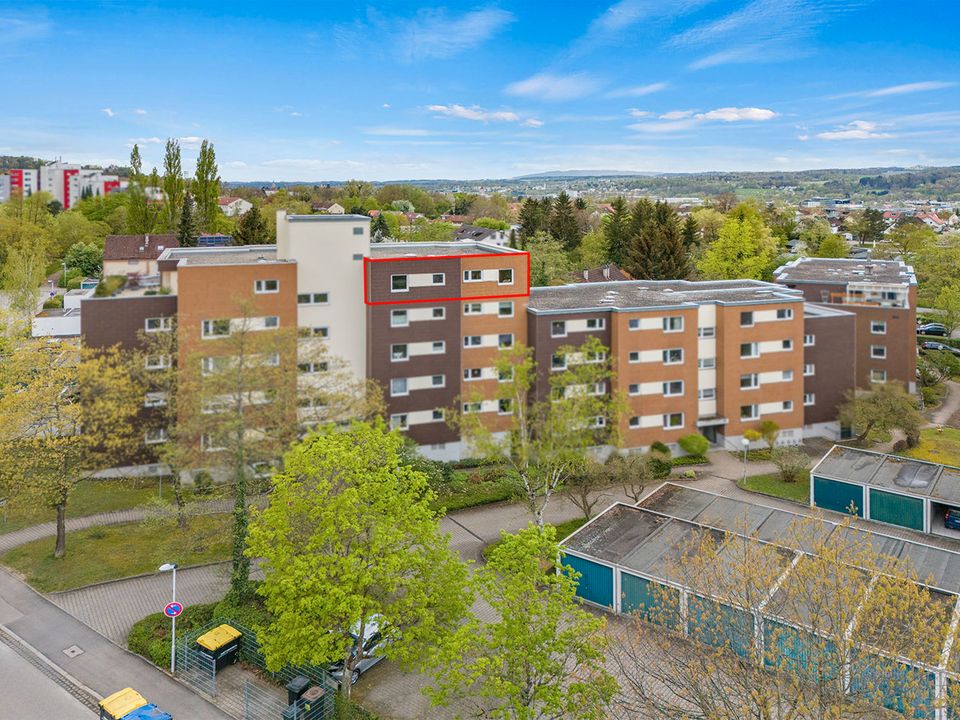 "Großzügige und helle 3,5-Zimmer-Wohnung mit traumhaftem Ausblick" in Ravensburg