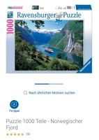 Puzzle 1000 Teile - norwegischer Fjord - Ravensburger Ricklingen - Wettbergen Vorschau