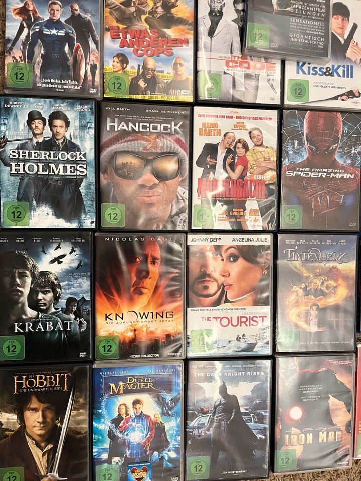 DVD Sammlung Filme ab 12 Klassiker Hobbit, Spiderman etc in Bielefeld