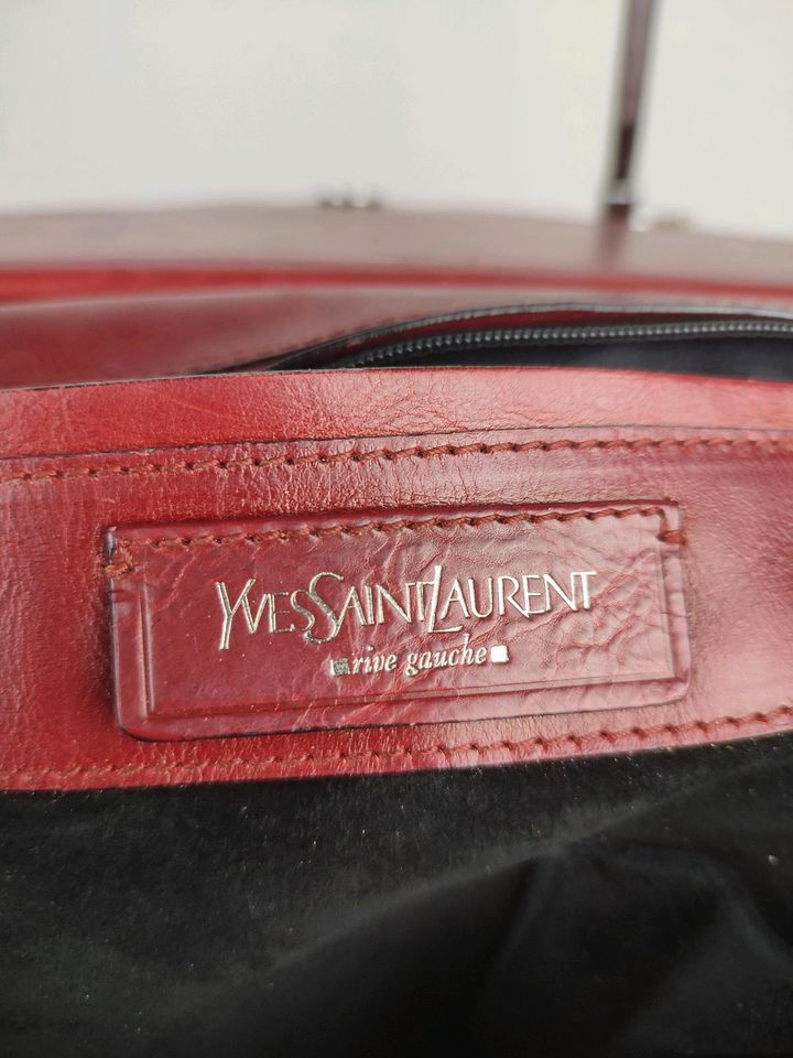 Yves Saint Laurent Leder Tasche YSL Schultertasche Vintage in Bad Rothenfelde