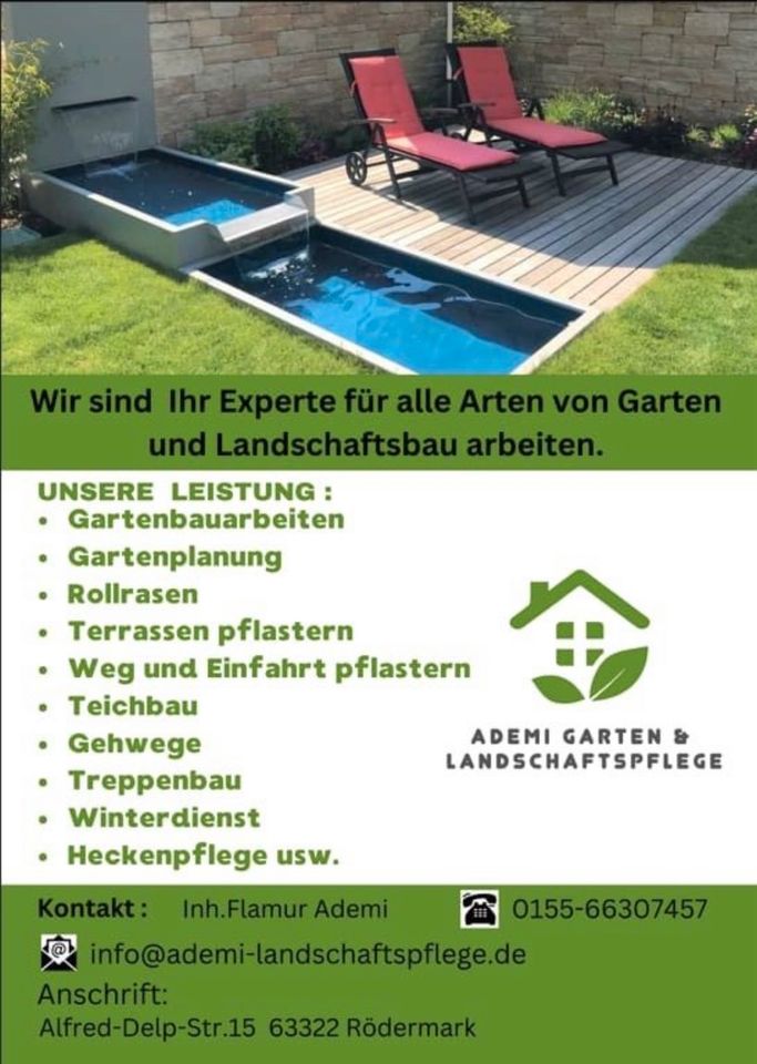 Gartenarbeiten,Pflasterarbeiten,Gehwege,Heckenschnitt in Mömbris