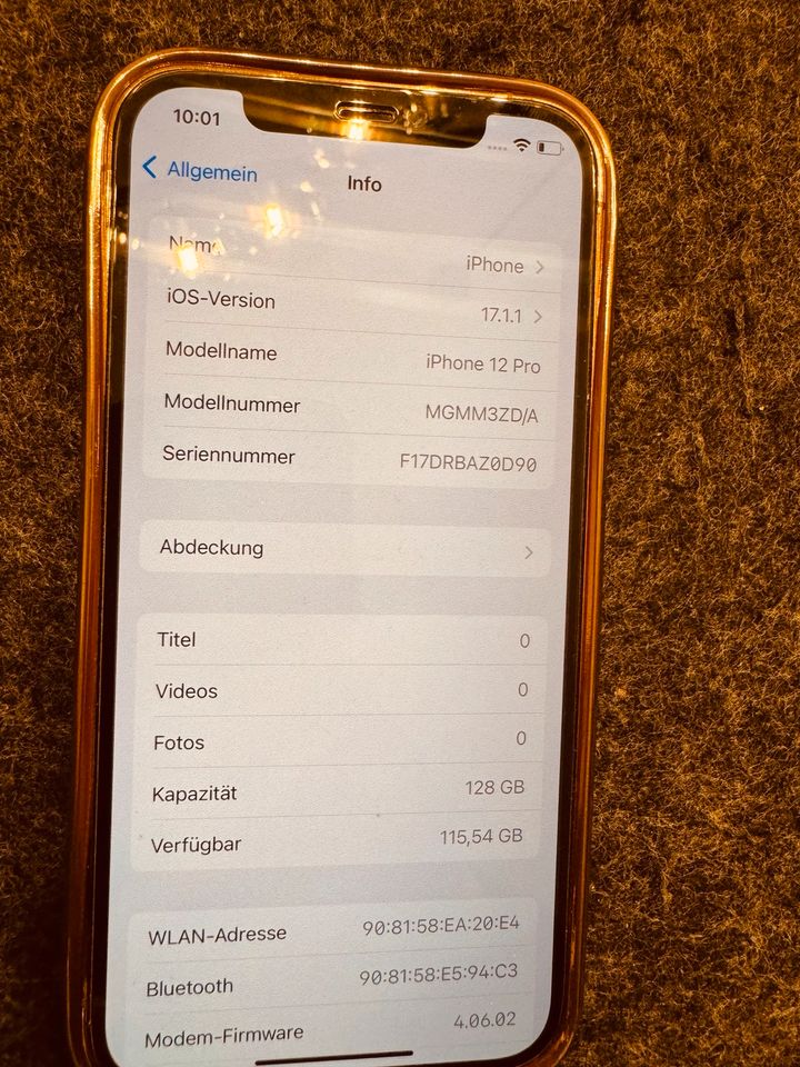 iPhone 12 Pro Gold 128 GB in Neu Wulmstorf