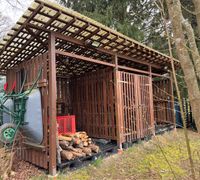 Holzhütte | Brennholz Hütte | Unterstand Garten- & Geräteschuppen Thüringen - Bad Liebenstein Vorschau