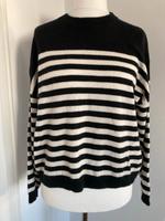 100% Kaschmir, schwarz weiß gestreifter Pullover, XL Hessen - Kriftel Vorschau