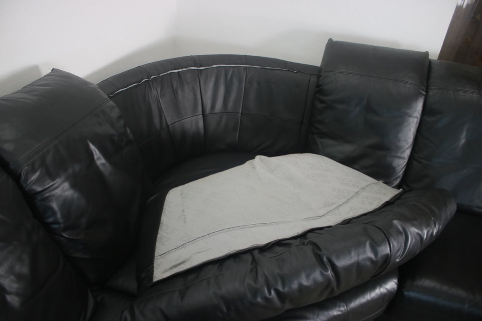 Rolf Benz Modell AK 345 Eckcouch Designer Sofa Schwarz Leder in Berlin