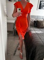 Kleid Orange Volants Größe 38 M Sommerkleid München - Au-Haidhausen Vorschau