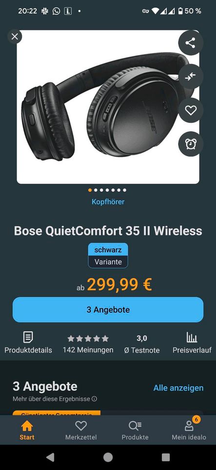 Bose Quite Comfort 35 II  ANC Headphones kabellos Kopfhörer in Berlin