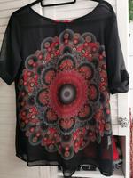 Transparente schicke Desigual Bluse Gr. 40 Hessen - Fronhausen Vorschau