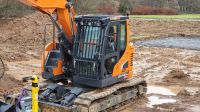 Doosan DX140LCR DX235LCR Kabinenschutz Schutzgitter Abbruchgitter Bayern - Aschaffenburg Vorschau