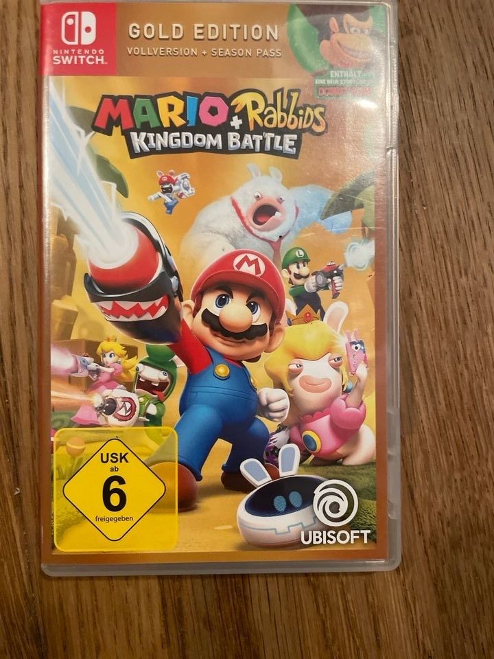 Mario Rabbids Kingdom Battle Switch Spiel Neuwertig in Hamburg