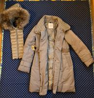 Moncler Daunenjacke Raccoon -/ Echtpelz Mantel, neuwertig Gr. 3 Bayern - Würzburg Vorschau