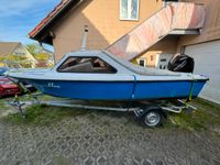 Hille Roda 16 Motorboot Halbkajüte Mercury 30ps + Trailer KNOTT Mecklenburg-Vorpommern - Lubmin Vorschau