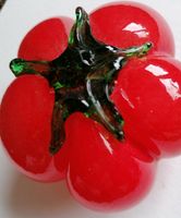 Glas Bornholm Snogebak Tomate Paperweight  Hüttenglas Niedersachsen - Nottensdorf Vorschau