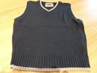 Pullunder Pulli Strickpulli Gr. 116 blau-grau NEUWERTIG Saarland - Schiffweiler Vorschau