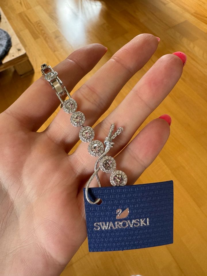 Swarovski Kette Edelstahl Silber in Hamburg