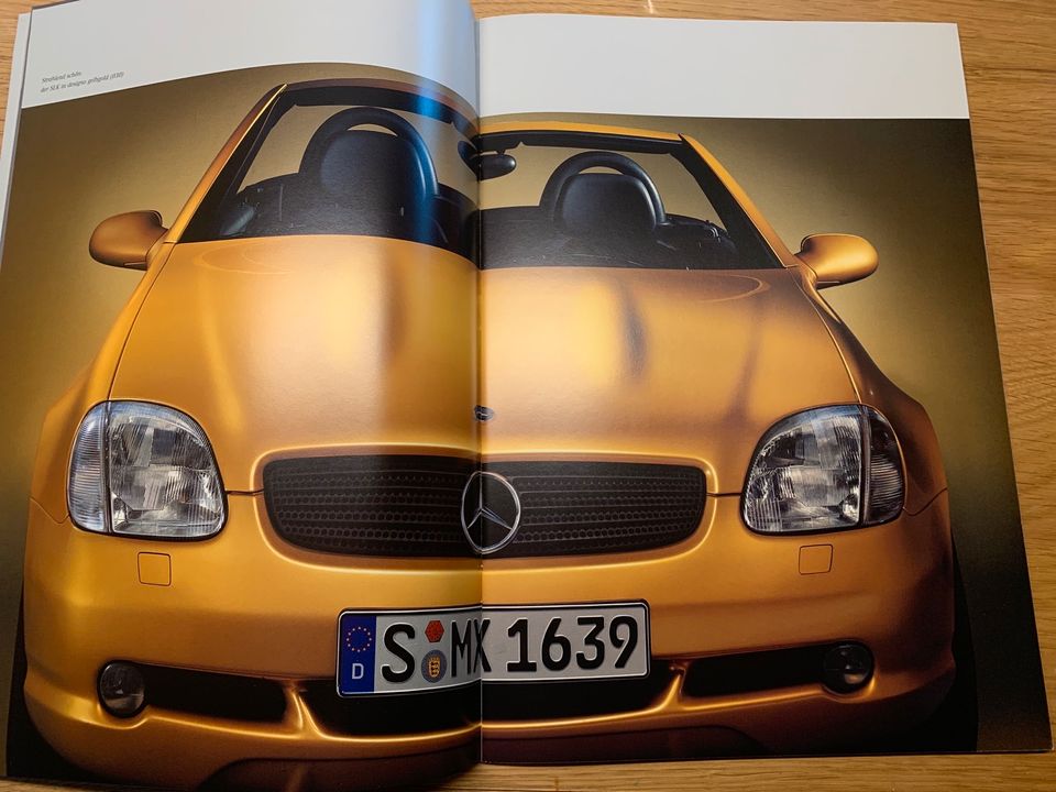 Mercedes Prospekt Designo S SL SLK R129 170 1999 in Landshut