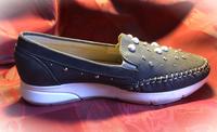 WALDLÄUFER Mokassin Slipper Perlen Glitzersteinchen Nieten Gr. 40 Baden-Württemberg - Gengenbach Vorschau