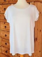 * H&M * DAMEN KURZARM T-SHIRT BLUSE CREME WEISS 38/40 WIE NEU!!! Hessen - Felsberg Vorschau