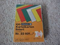 Karteikarten A 6 liniert Brunnen originalverpackt 100 Stück grün Schleswig-Holstein - Henstedt-Ulzburg Vorschau