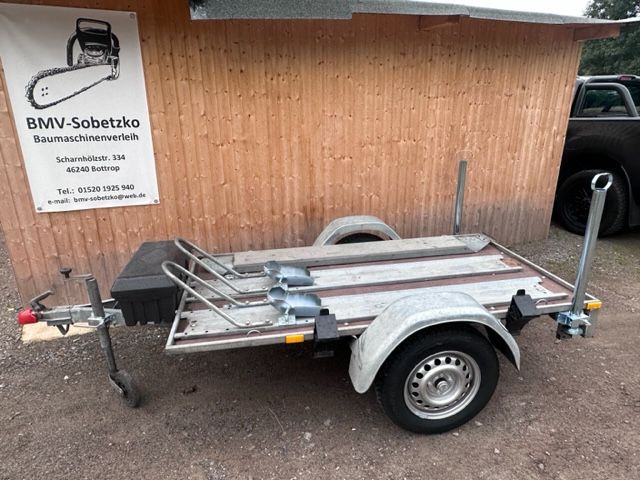 ⚡Anhängerverleih 750 kg Motorradanhänger (für 2 Motorräder) zum⚡ in Bottrop