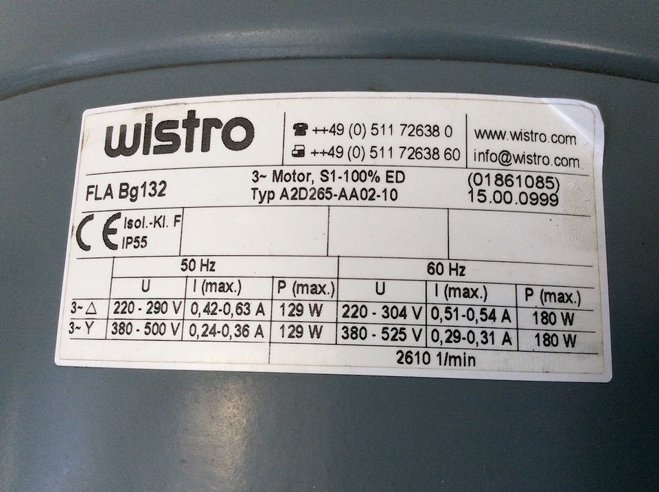 SEW Eurodrive 3~ Getriebemotor Typ: CV160M-F4/TF/V/EV1S in Korschenbroich