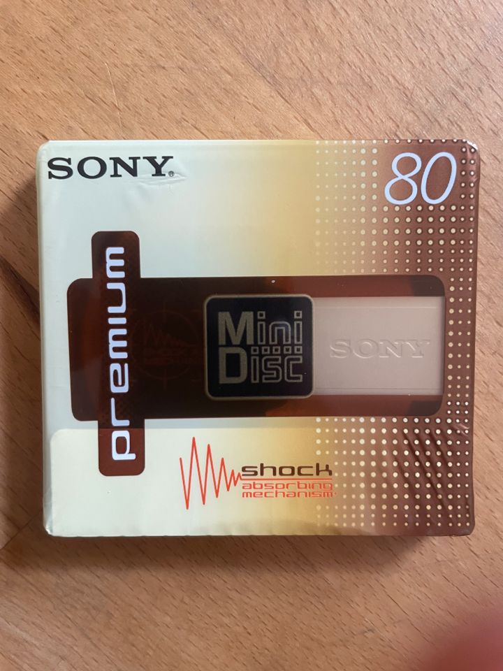 6 Mini Disc Rohlinge, Sony - eingeschweisst / Original-Verpackung in Bielefeld