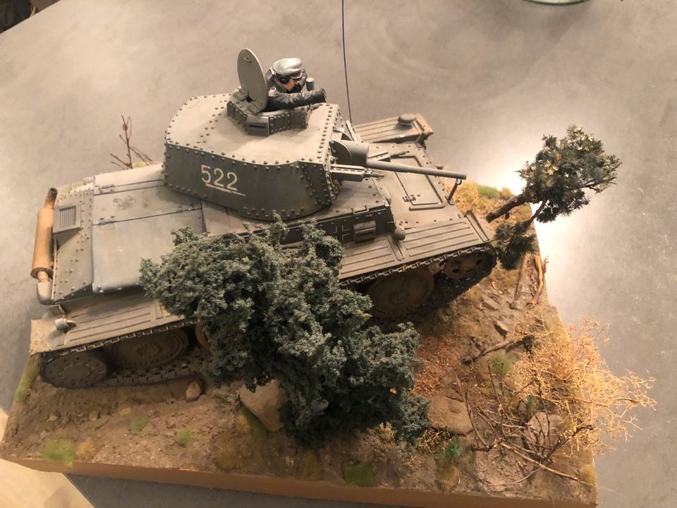 Panzer 38t RC-Fähig mit Diorama Base in Stockum-Püschen