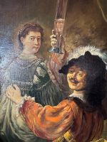 Öl gemälde-Motiv Rembrant Selbstbildnis mit Frau Saskia Sachsen-Anhalt - Radegast Vorschau