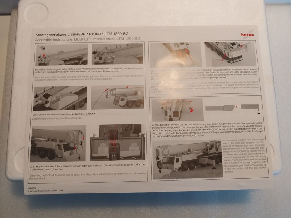 Liebherr Mobilkran LTM 1300-6.2 / 312882 Herpa 1/87 in Berlin