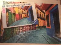 Puzzle 1000 Teile Ravensburger * bunte Gasse Straße mediterran Bayern - Augsburg Vorschau