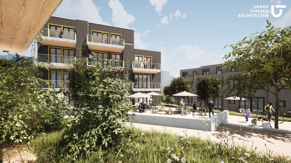 Wohnprojekt im Energiehaus-Standard bei Kiel, Nachbarschaftlicher Neubau für alle Generationen in Flintbek