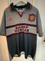 Trikot Manchester United  Gr. L 1995 1996 Umbro Away Vintage Nordrhein-Westfalen - Mülheim (Ruhr) Vorschau