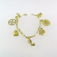 WERT 2.180,- Bettelarmband mit Anhängern 585/333 Gelbgold 690 YYX Nordrhein-Westfalen - Mülheim (Ruhr) Vorschau