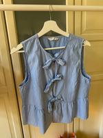 Blau gestreiftes, ärmelloses Oberteil Gr. L Stradivarius Hamburg-Mitte - Hamburg Altstadt Vorschau