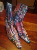 Außergewöhnliche Designer -Stiefeletten, bunt Bayern - Herrieden Vorschau