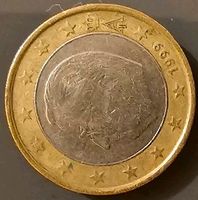 1 Euro Münze Belgien 1999 König Albert II Rheinland-Pfalz - Landau in der Pfalz Vorschau