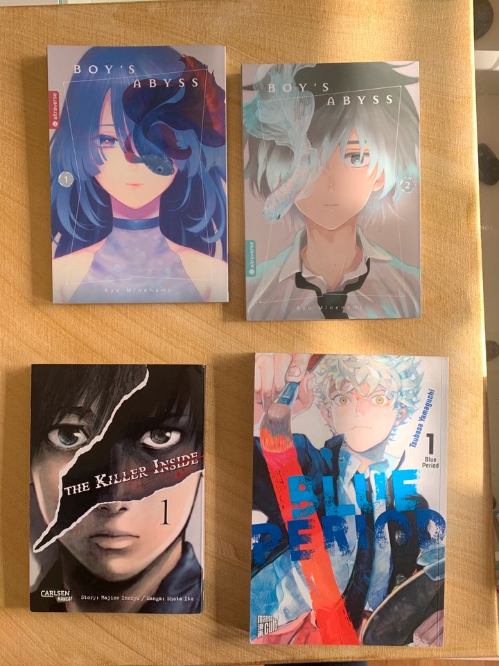 Mangas wie boys abyss, blue period, the killer inside in Ludwigshafen