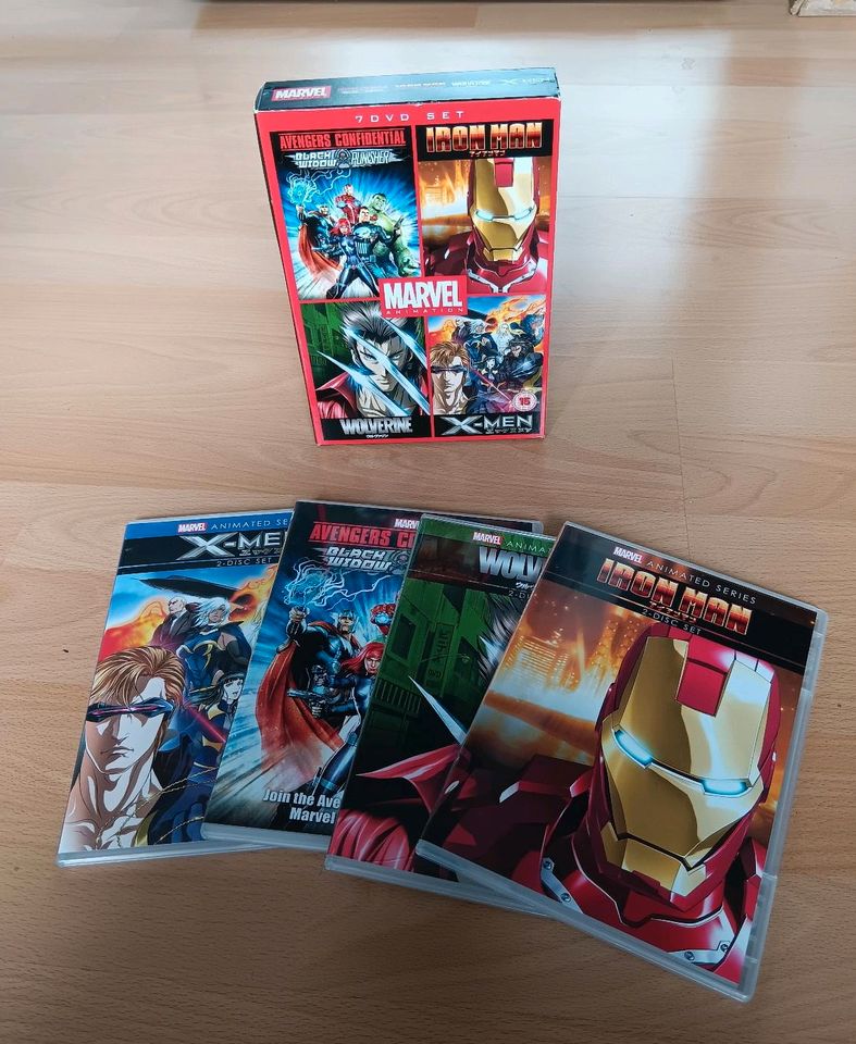 Spider Man Box + Marvel Animation Box DVD/blu ray in Berlin