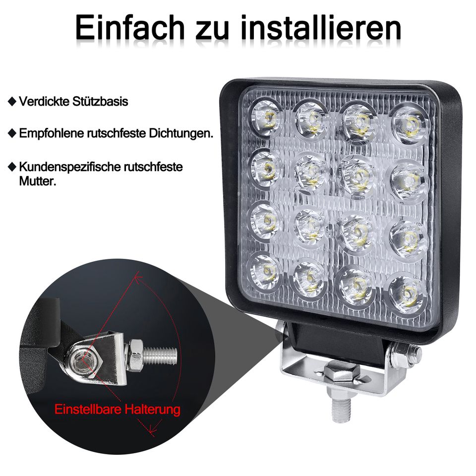 ✅ HUMMER H2 LED Dachstrahler Dachträger Dachleuchten Dachlampen in Vlotho