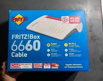 AVM Fritz!Box 6660 cable neu versiegelt ungeöffnet mit Rechnung in Berlin