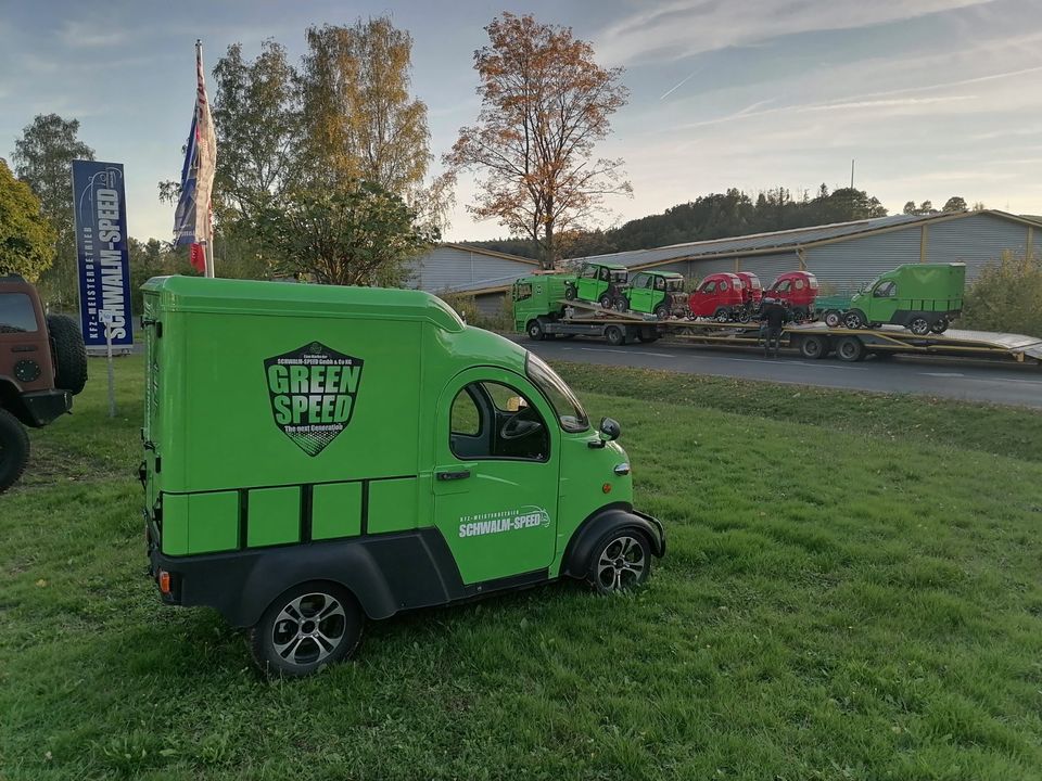 E-Frosch MAX Transporter Auto Laubfrosch 4Rad Elektro Volta Grand Extra AIXAM PRO E-TRUCK Pritsche Kühler PICKUP D-Truck MICROCAR 4 Rad Lastenrad Lastentransporter MEGA V-MAX Tuk TUK Elektrofrosch TUC in Waren (Müritz)