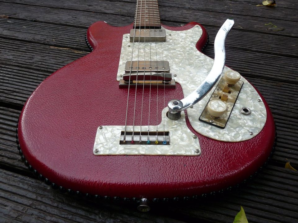 ⭐Vintage Gitarre HÖFNER 164 V 1963 neu aufgebaut⭐TOP Zustand ⭐ in Helmstadt-Bargen