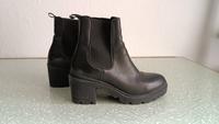 Leder-Ankle Boots, Chelsea Boots, Sommerkind, fast neu schwarz Berlin - Neukölln Vorschau