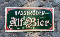 Hasseröder Bier Blechschild Sachsen-Anhalt - Heudeber Vorschau